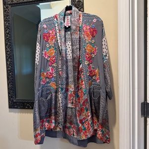 Johnny Was embroidered Kimono
